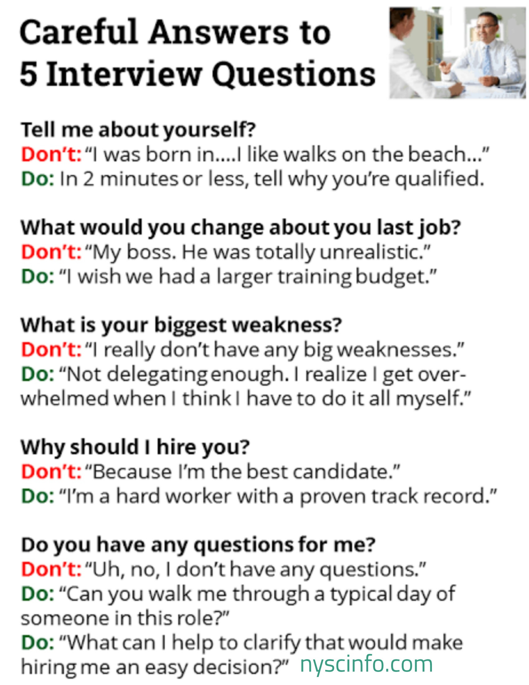 Top Interview Questions And Tips Interview Skills Top Interview