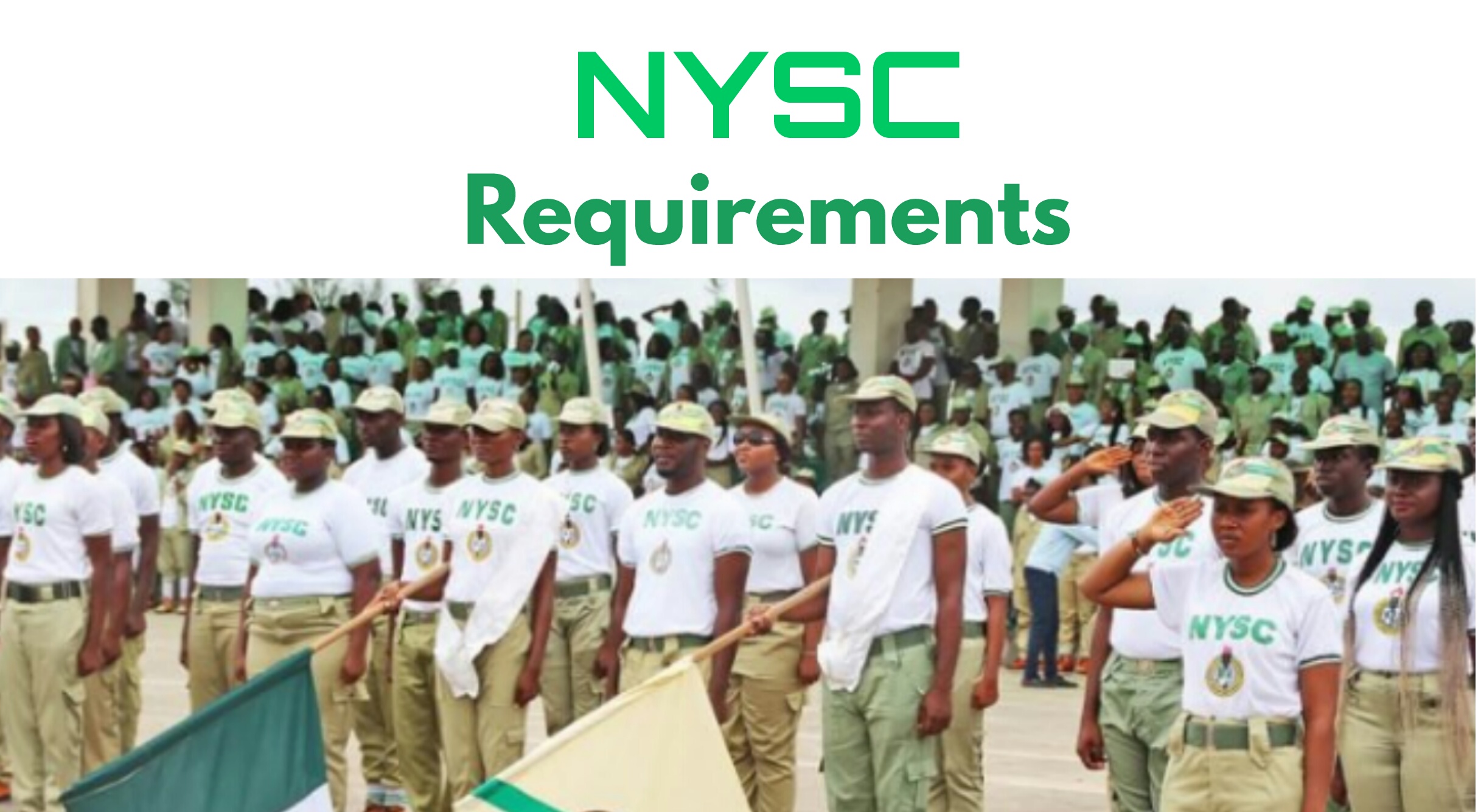 NYSC Online Registration Requirements for Batch A 2020 ...