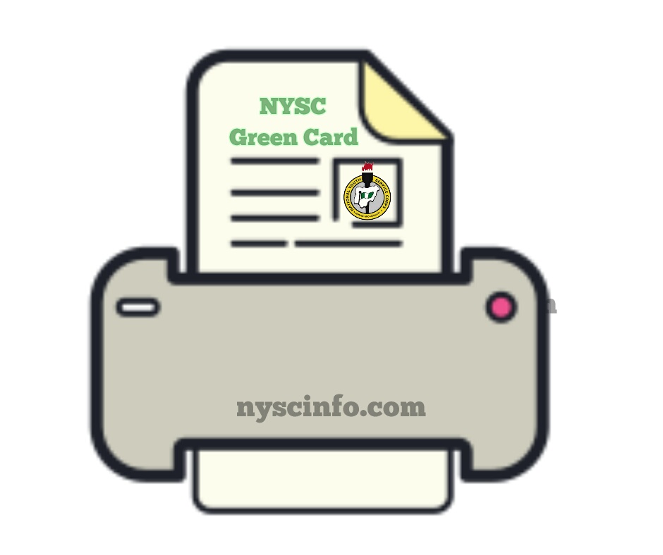 How to Print NYSC Green Card for 2021 Batch B