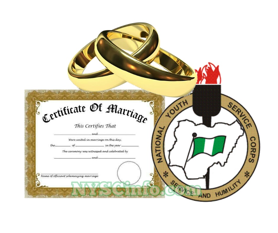 Nysc requirements for married women
