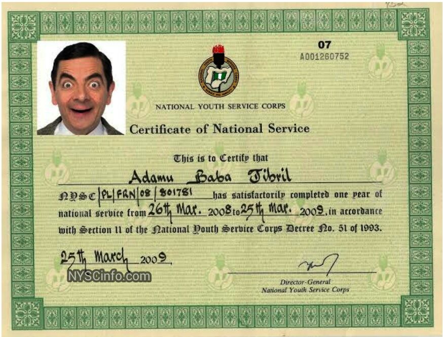 5 places you cannot work without nysc certificate