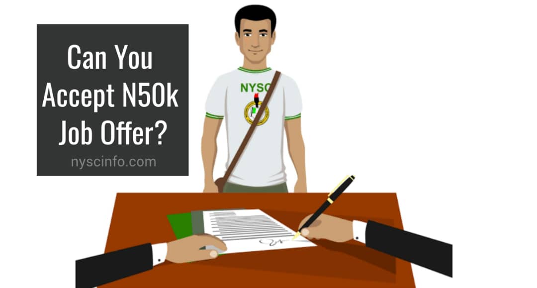 Why you should accept N50k job offer after your nysc