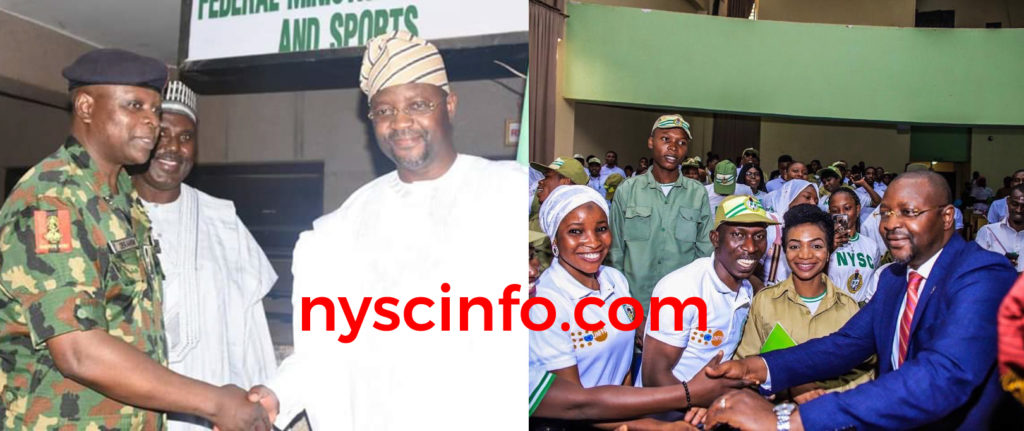 NYSC DG, Corpers welcome new Minister of Youth and Sports