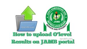 Jamb o level result upload