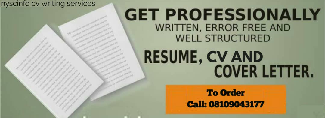 CV writing services in Nigeria