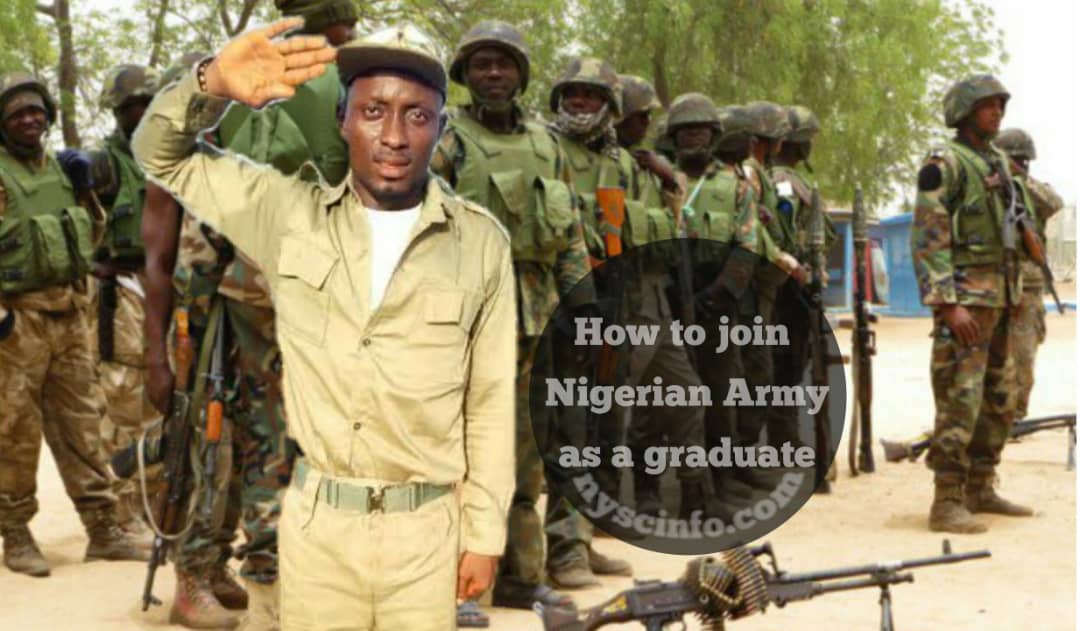 How to join Nigerian Army
