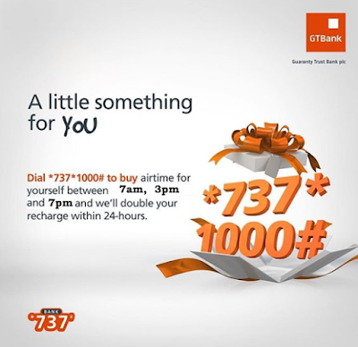 How to Buy Airtime with GTBank 737 and Get Double Recharge