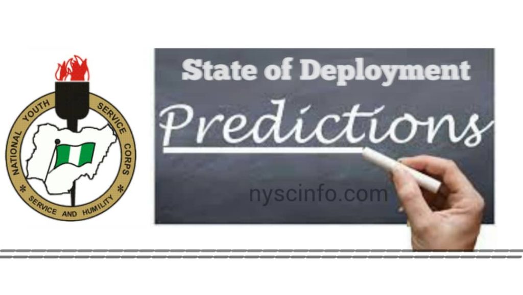 NYSC State Of Deployment Prediction