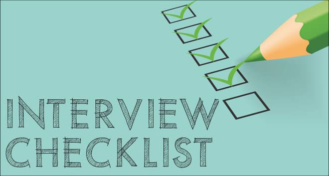 Job Interview Checklist