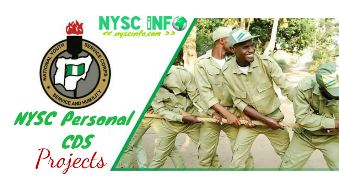 List of NYSC Award Winning Personal CDS Projects