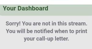 You will be notified when to print your Call-up letter