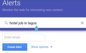 How To Get Job Alerts Direct From Google