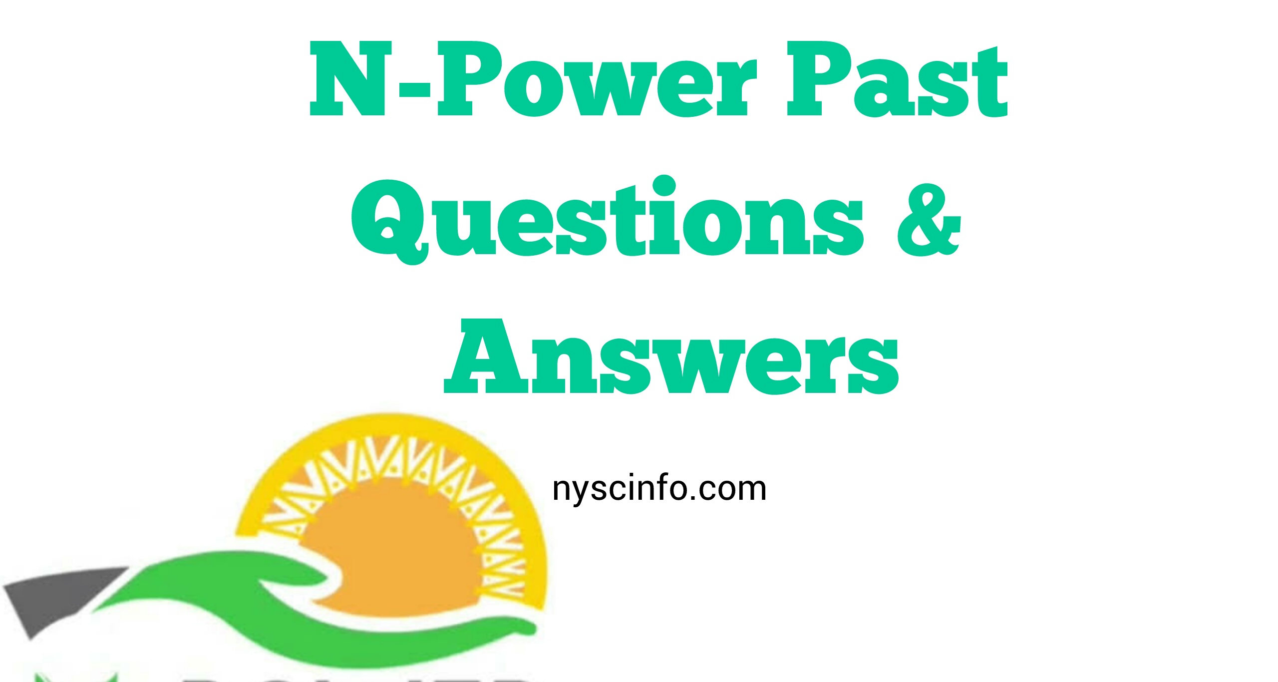 NPower Past Questions and Answers