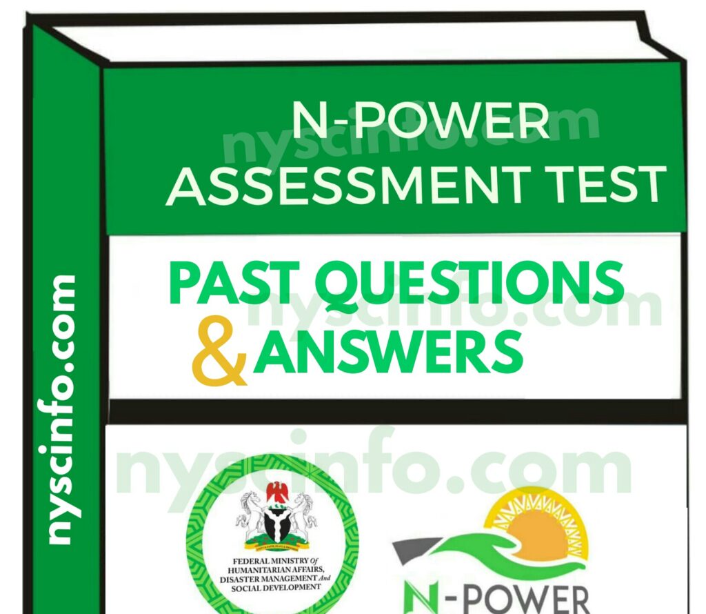 Npower Test Questions For N-Health, N-Tech, N-Build, N-Community Education