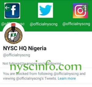 NYSC blocked Corps member