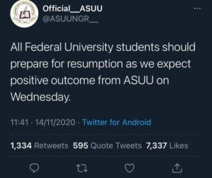 ASUU resumption