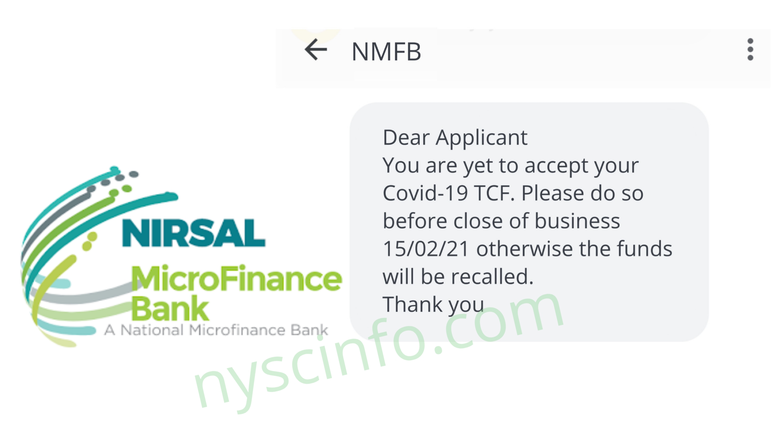 CBN COVID19 Loan: Check your TCF loan application status