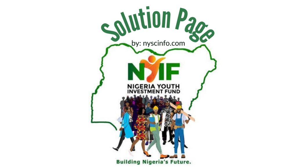 NYIF Loan Issues Resolve Centre (Solution Page)