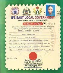 Govt Certificates of Origin