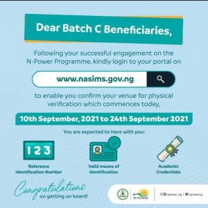 Npower Batch C Verification 