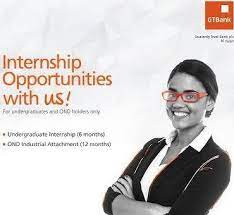 GTbank Summer Internship Program