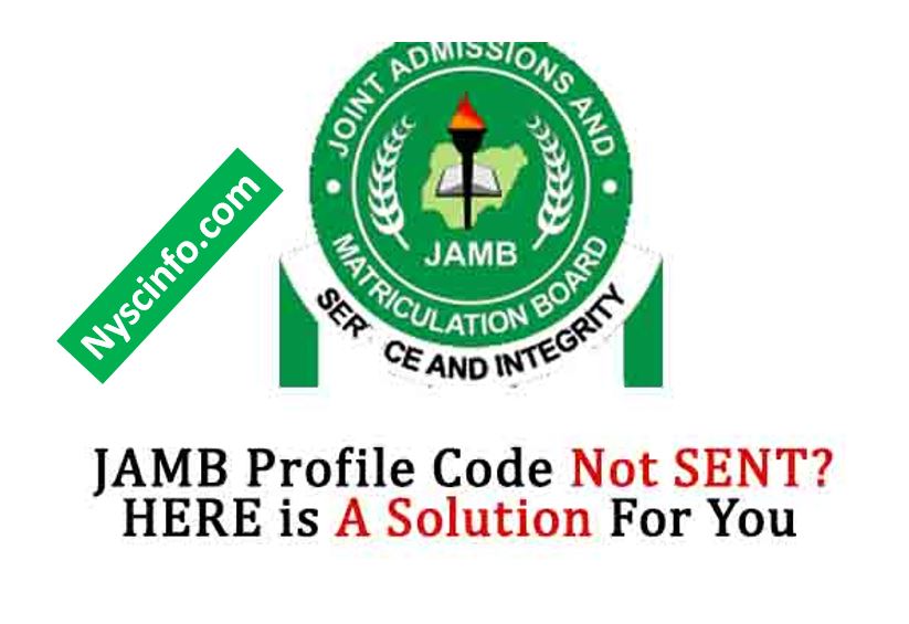 JAMB Profile Code