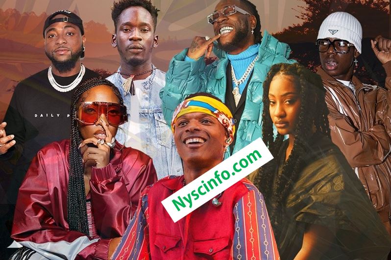 100 Most Played Nigerian Songs Of 2022