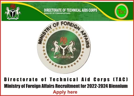 Ministry of Foreign Affairs Technical Aid Corps Recruitment 2022-2024