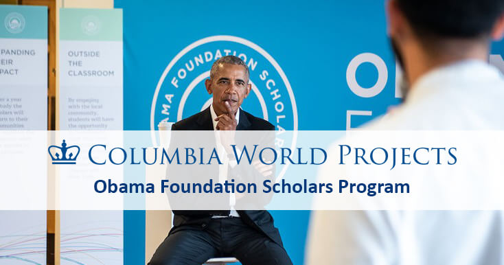 Obama Foundation Scholars Program