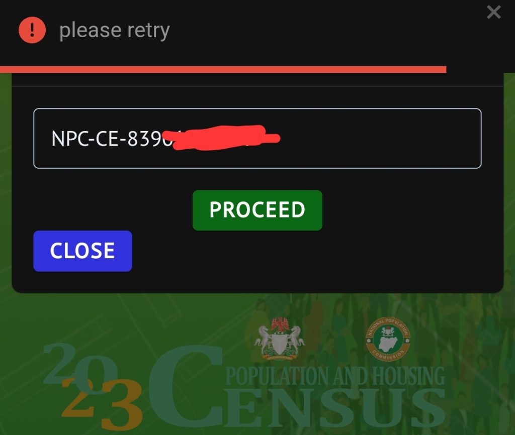 NPC please retry