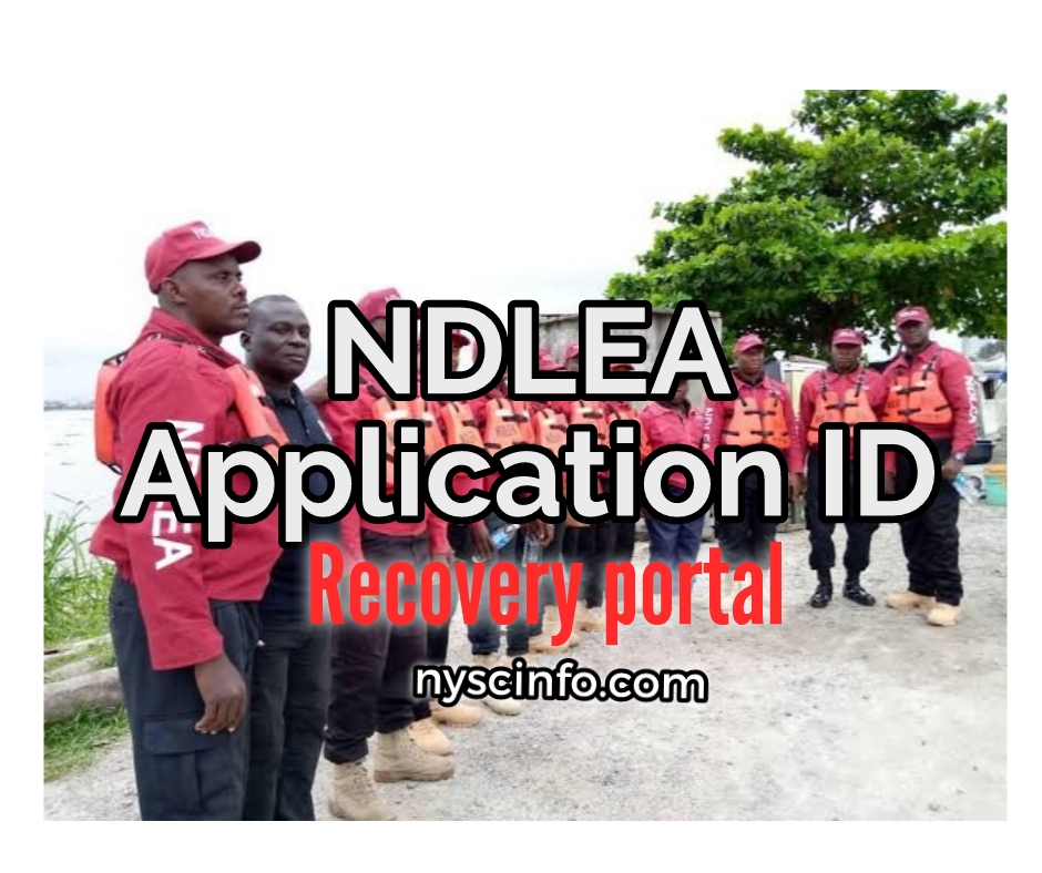 How To Retrieve NDLEA Application ID