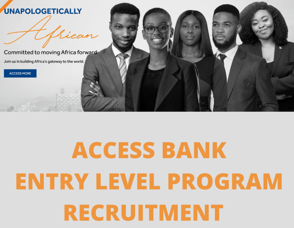 Access Bank Entry Level Recruitment