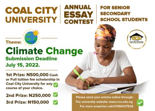 Coal City University Annual Essay Contest