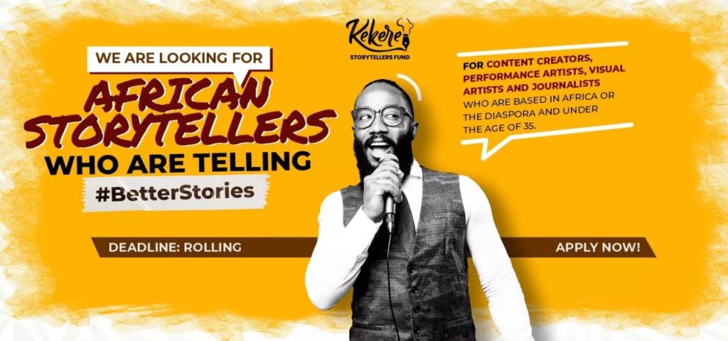 Africa No Filter Kekere Storytellers Fund