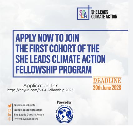 She Leads Climate Action Fellowship