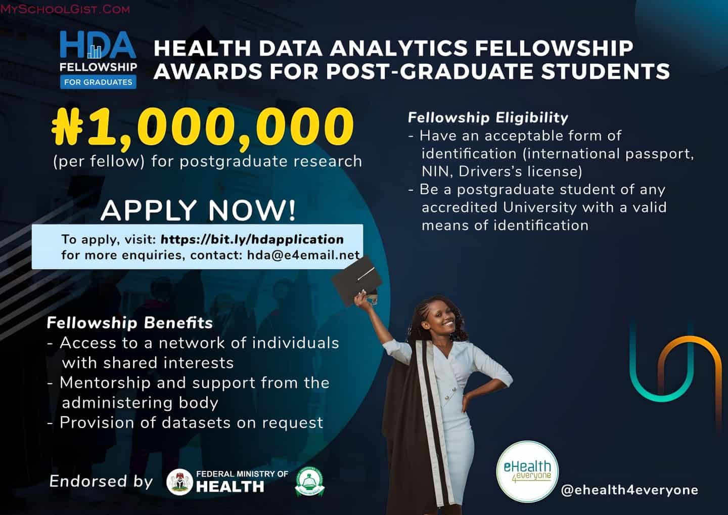 eHealth4everyone Health Data Analytics Graduate Fellowship