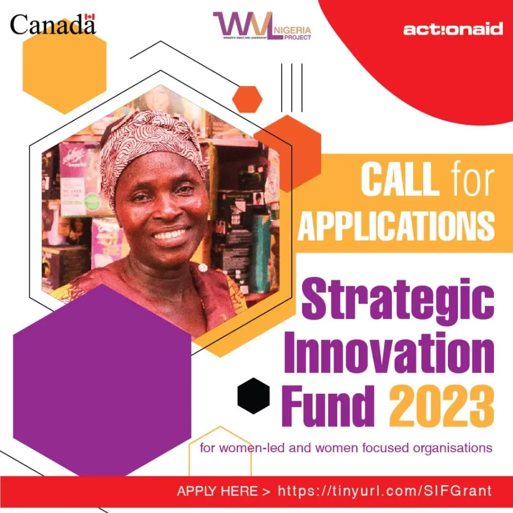 WVL Nigeria Project Strategic Innovation Fund