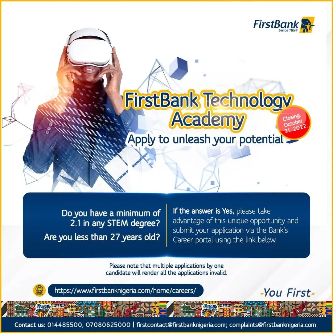 FirstBank Technology Academy Program