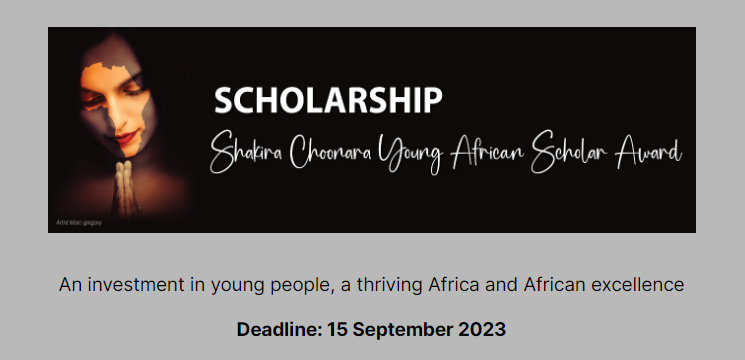 Shakira Choonara Young African Scholarship