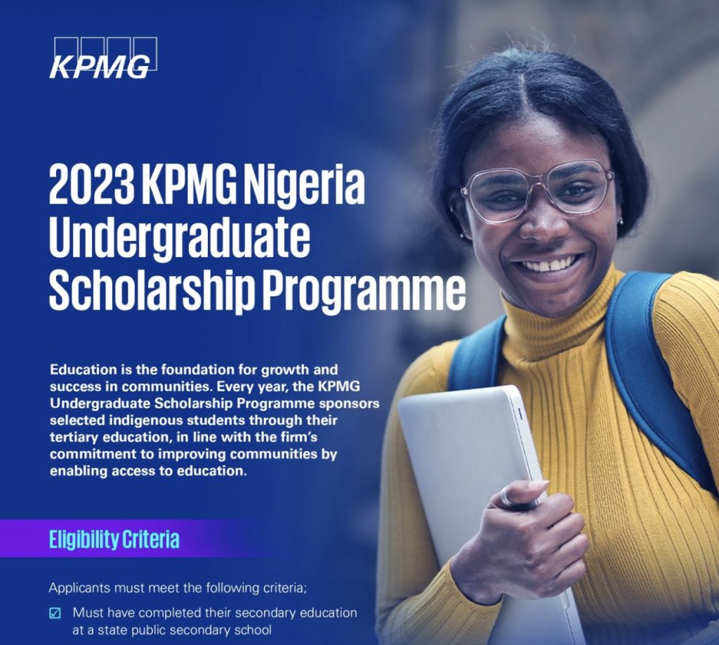 KPMG Undergraduate Scholarships Programme