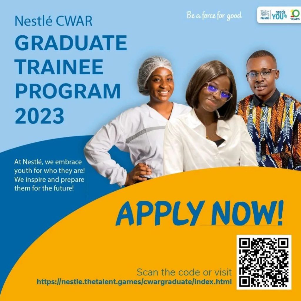 Nestlé CWAR Graduate Trainee Program