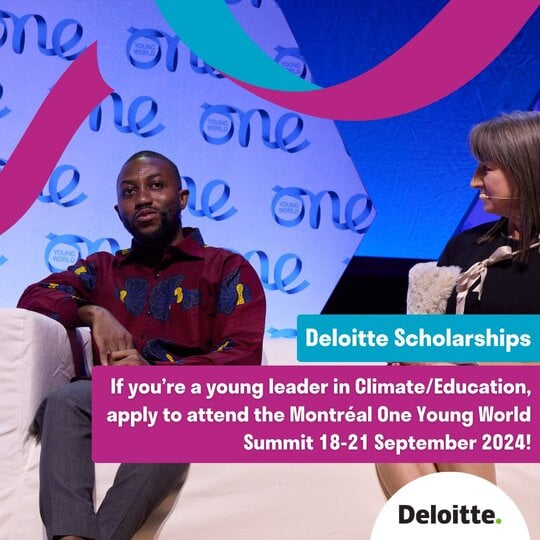 Apply Deloitte/One Young World Scholarship Program 2024